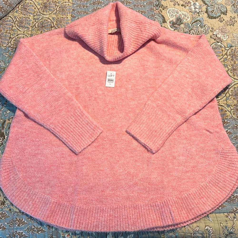 NWT LOFT Cowl Neck Sweater